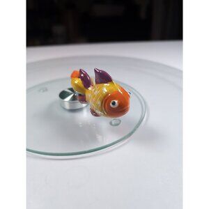 Ceramic Terra-cotta Multi Coloured Fish Figurine